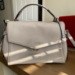 Michael Kors Adele Leather Satchel